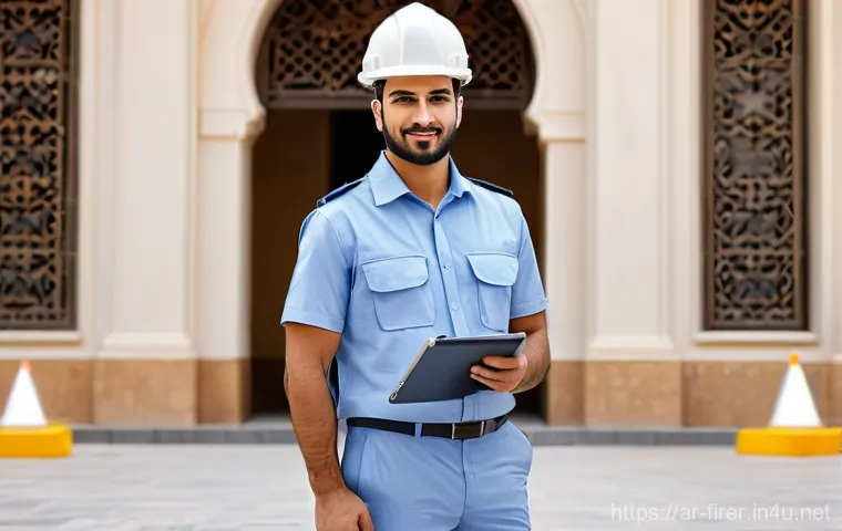 소방설비기사의 산업별 연봉 비교 - The Stable Professional in Public Service**
    "A professional, mid-career Arab fire and safety eng...