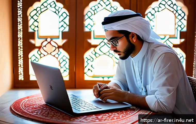 소방설비기사 시험 공부를 위한 시간 관리 - A focused young Middle Eastern student studying at a traditional wooden desk in a quiet, well-lit ro...